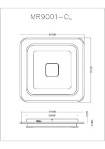 Потолочный светильник Myfar Button MR9001-CL