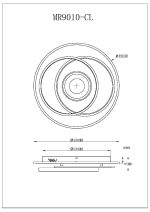 Потолочный светильник Myfar Galatea MR9010-CL