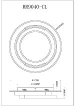 Потолочный светильник Myfar Thalassa MR9040-CL