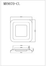 Потолочный светильник Myfar Sao MR9070-CL
