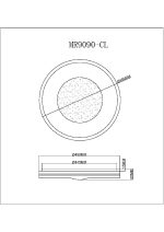 Потолочный светильник Myfar Despina MR9090-CL
