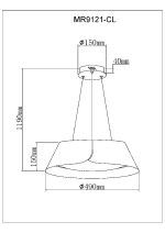 Подвесной светильник Myfar Cordelia MR9121-CL