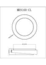 Потолочный светильник Myfar Rhea MR9160-CL