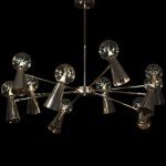 Люстра на штанге Loft IT Halley 10046/10 Gold