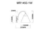 Бра MyFar Anna MR1450-1W