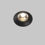 Встраиваемый светильник Maytoni Technical Downlight Round DL058-12W3K-TRS-B