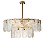 Люстра на штанге Indigo Salice 12022/B/9R Brass V000025