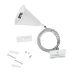 Набор для подвесного монтажа шинопроводов Uniel UFB-H41 WHITE 1 POLYBAG UL-00010400