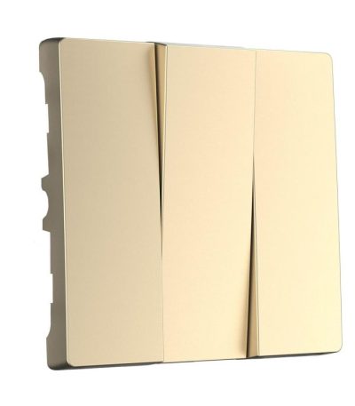 Набор клавиш для выключателя трехклавишного Werkel шампань W1139011 4690389157189