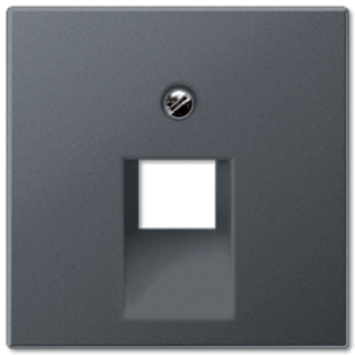 Накладка 1-ой наклонной ТЛФ/комп розетки Jung A569-1BFPLUAANM