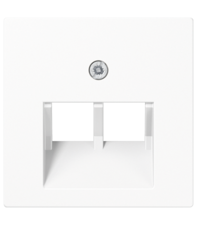 Накладка на розетку информационную Jung A569-2BFPLUAWW