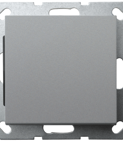 Накладка-заглушка Jasmart цвет алюминий в комплекте с суппортом G8001S