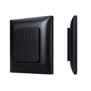 Накладная кнопочная панель 2.4 ГГц Arlight SMART-RF-801-22-2G-DIM-SUF Black (3V, 2.4G) (IARL, IP20 Пластик) 050446