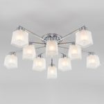 Накладная люстра Eurosvet 30162 хром