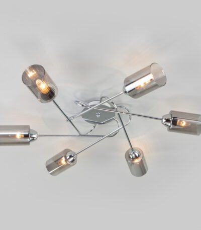 Накладная люстра Eurosvet 30167/6 хром