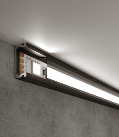 Накладной алюминиевый профиль для светодиодной ленты Elektrostandard LL-2-ALP006 4690389170447