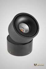 Накладной спот AM Group AM160 BK