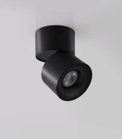 Накладной спот iLedex Metrica 115-12W-D70-4K-55DG-BK