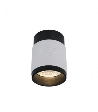 Накладной светильник iLedex Delta 1955-10W-3000K-36 BK+WH