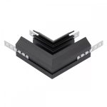 Угловой соединитель для шинопровода и закладного профиля для натяжного потолка AM Group AM540 BK SMART