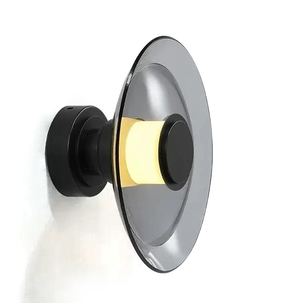 Настенно-потолочный светильник Delight Collection 8665W/L black/smoky Настенно-потолочный светильник Delight Collection 8665W/L black/smoky