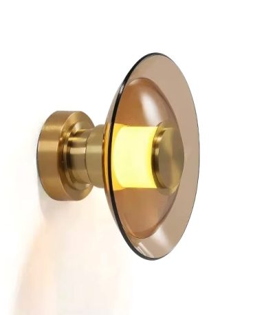 Настенно-потолочный светильник Delight Collection 8665W/S gold/amber