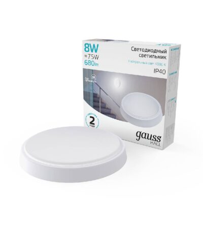 Настенно-потолочный светодиодный светильник Gauss Hall 193411208