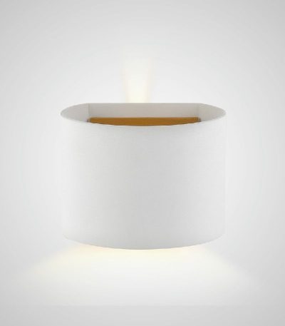 Настенный светильник AM Group AM116-2X3W WH+GL