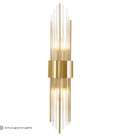 Настенный светильник Crystal Lux ATENTO AP2 BRASS/TRANSPARENTE