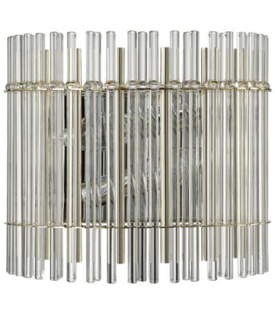 Настенный светильник Crystal Lux AURELIO AP2 GOLD+CHROME/TRANSPARENT