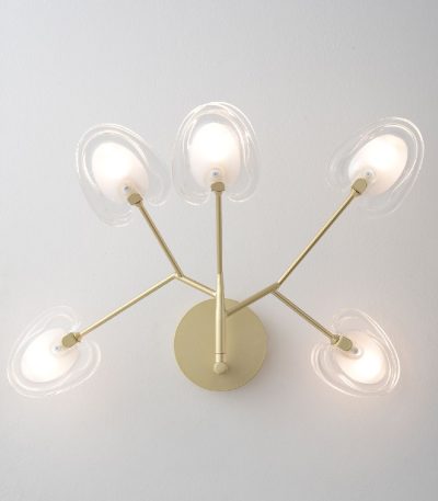 Настенный светильник Crystal Lux SOLE AP5 GOLD