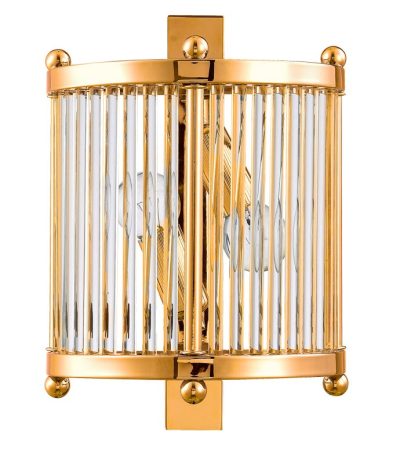 Настенный светильник Crystal Lux Tadeo TADEO AP2 GOLD/TRANSPARENTE