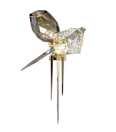 Настенный светильник DeLight Collection Britannica 8898W gold/smoky