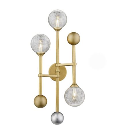 Настенный светильник Delight Collection Fluxus W68084-3 gold