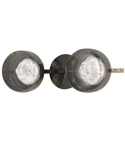 Настенный светильник Delight Collection MT9128-2W pearl black/smoke