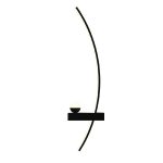 Настенный светильник Escada Ray 10220/2LED Black R