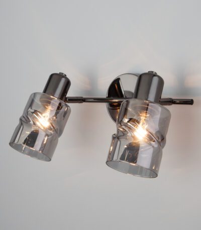 Настенный светильник Eurosvet Ansa 20120/2 чёрный жемчуг