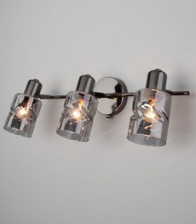 Настенный светильник Eurosvet Ansa 20120/3 чёрный жемчуг