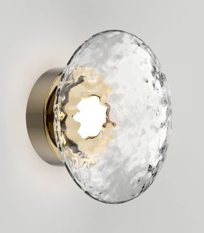 Настенный светильник Eurosvet Ripple 50389/1 LED латунь a069025