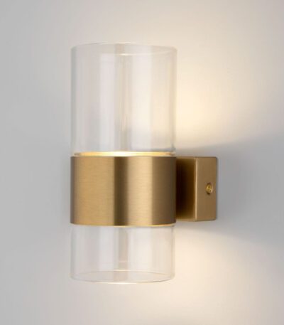 Настенный светильник Eurosvet Watford 40021/1 LED латунь/прозрачный a062083