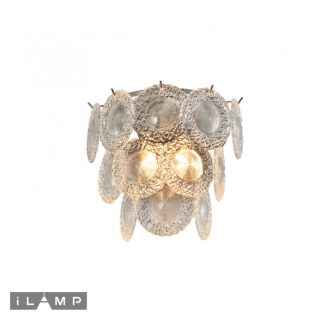 Настенный светильник iLamp Rockfeller W2549-2 Nickel