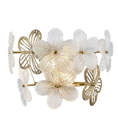 Настенный светильник Indigo Fiori 12049/2W Brass V000554