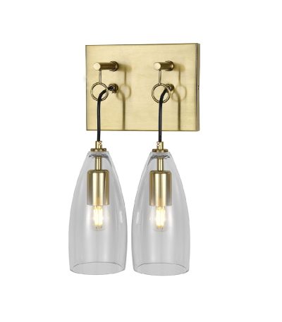 Настенный светильник Indigo Goccia 11064/2W Clear V000546