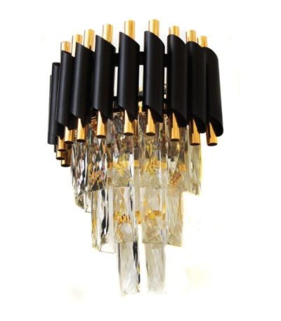 Настенный светильник Lumina Deco Funneli LDW 6003-2 BK+F.GD