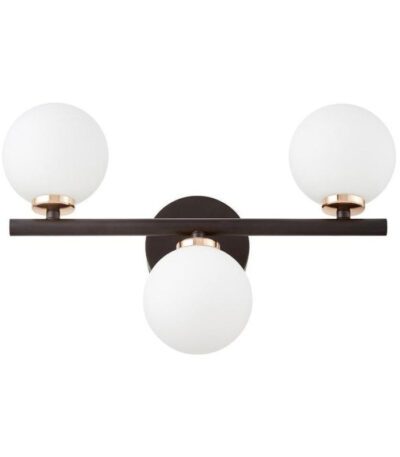 Настенный светильник Lumina Deco Marsiada LDW 6033-3 BK+F.GD