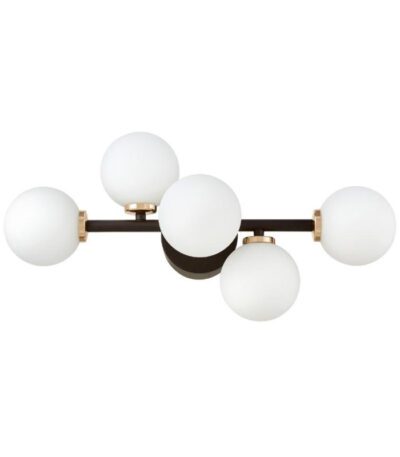 Настенный светильник Lumina Deco Marsiada LDW 6033-5 BK+F.GD