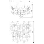 Настенный светильник Bogates Onyx 372/2 Strotskis a065318