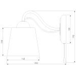 Бра Eurosvet Betty 70062/1 белый