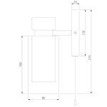 Бра Eurosvet Amado 70115/1 черный