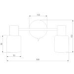 Спот Eurosvet Corso 20089/2 хром